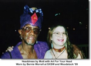 Bernie Worrell ~The Wizard of Woo~wearing Art for his Head at SXSW music conference